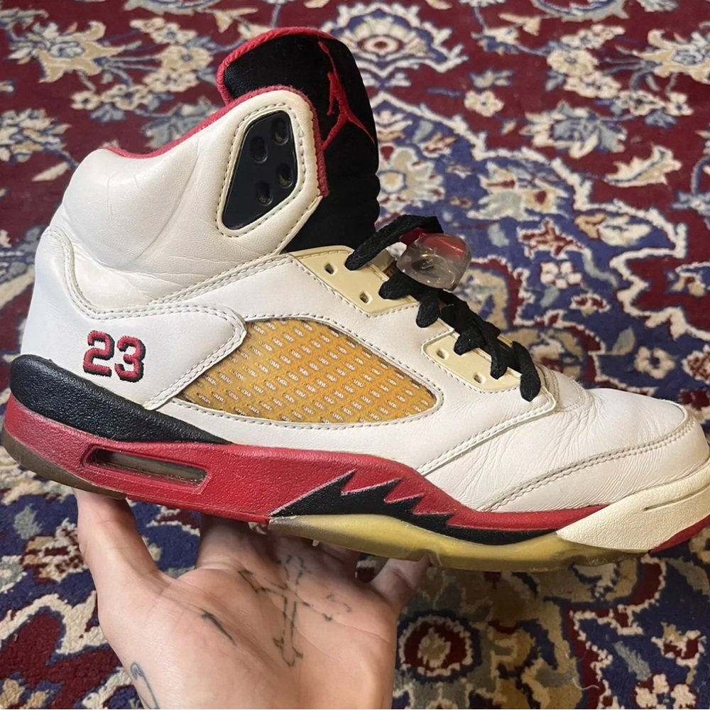 Jordan 5 fire red 2006